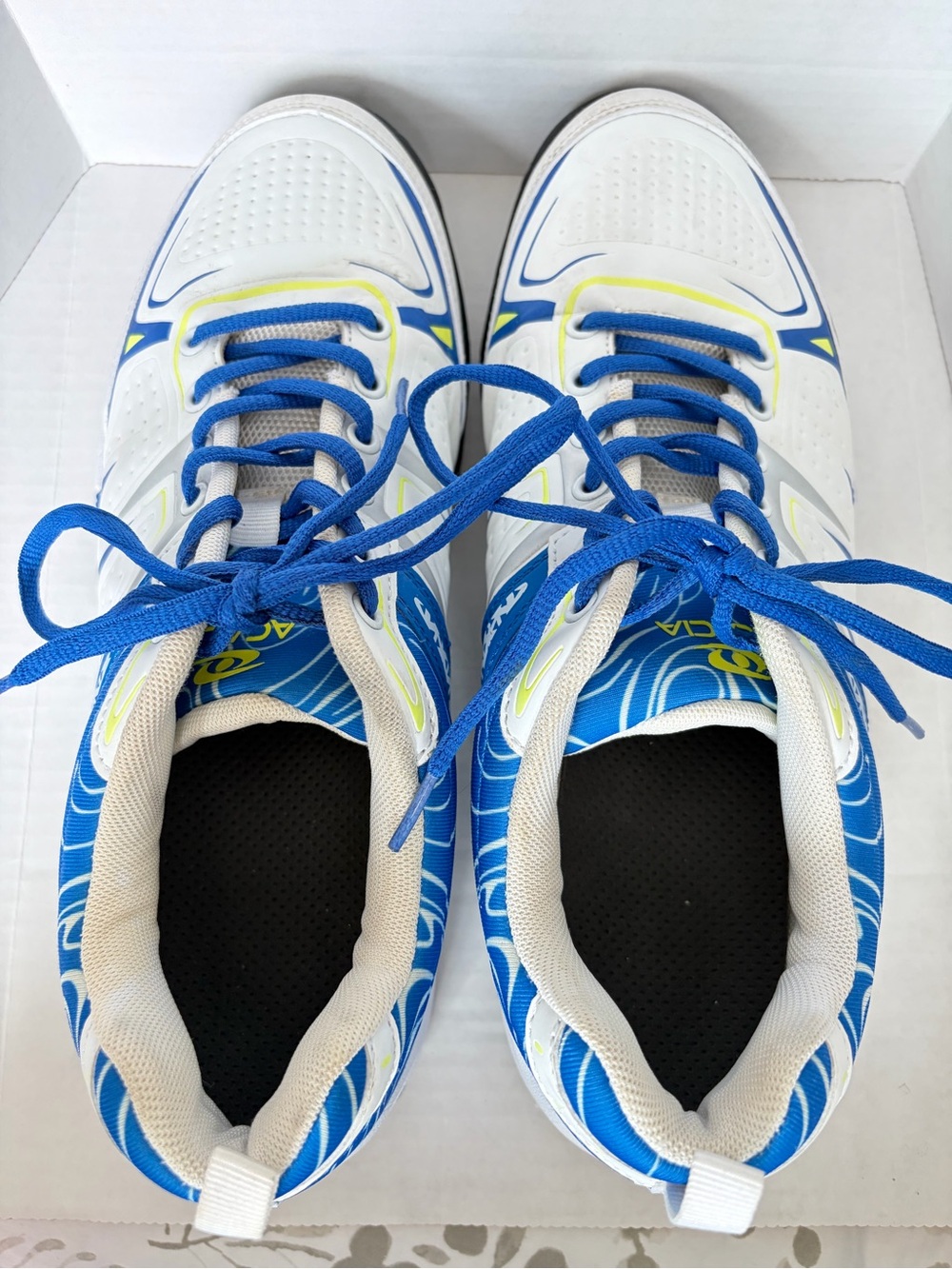 Acacia Sports Pickleball Shoes Sneakers Unisex Men’s Size 10.5 Women’s 12 White - Picture 9 of 10
